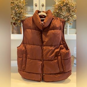 H&M rust colored vest
